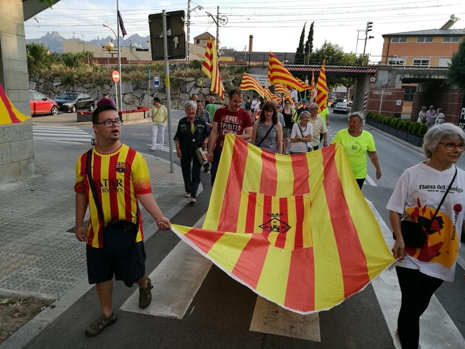 La Flama del Canigó arriba a Sant Vicenç