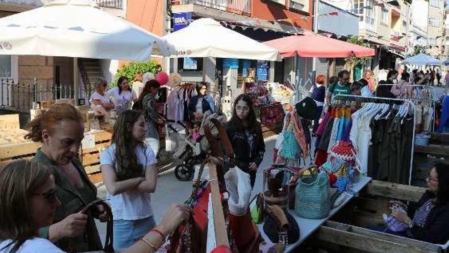 Un momento de la feria en la jornada de ayer. // Muñiz