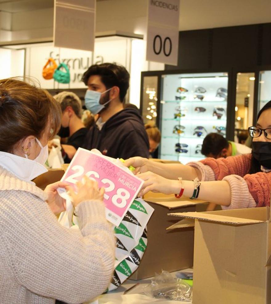 Carrera de la Mujer Murcia 2022: Entrega de dorsales jueves por la tarde