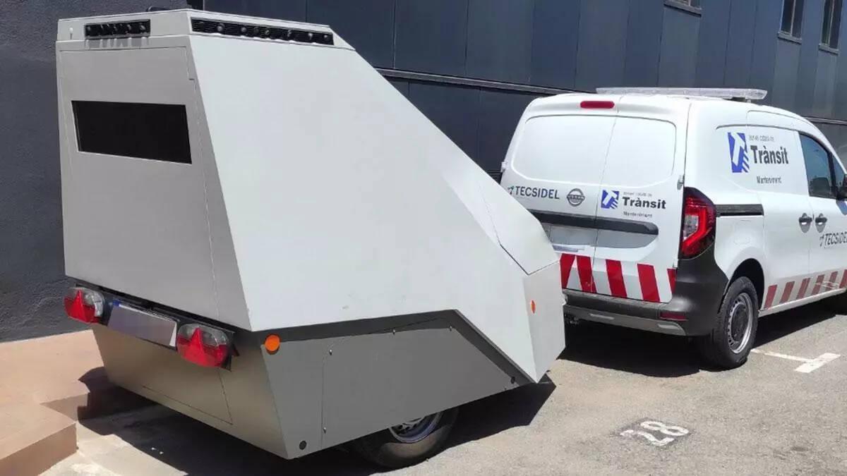 Un dels carros radar que disposa el Servei Català de Trànsit.