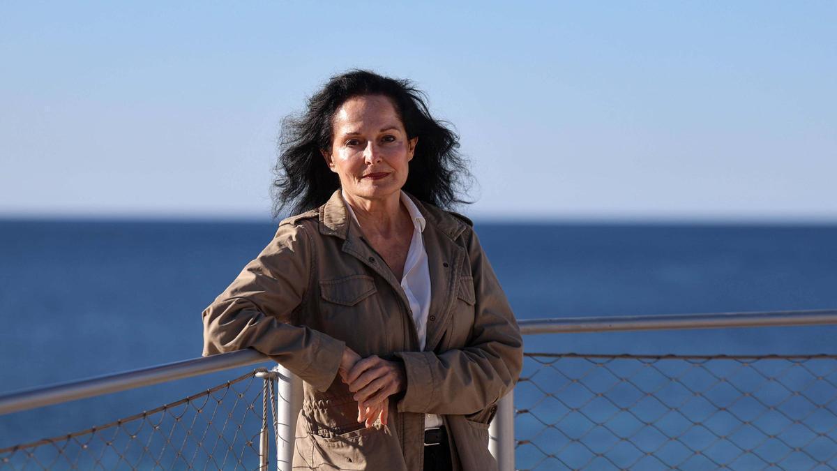 La fotógrafa Isabel Muñoz, ayer.