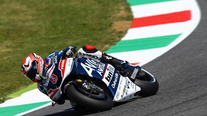 Barberá, con su Ducati en Mugello.