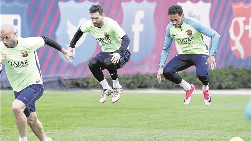 El Barça prepara un abril loco con su ‘tridente’ en condiciones