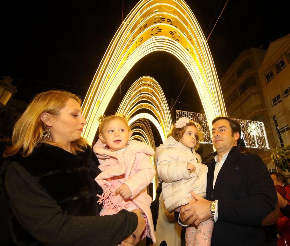 Inauguración del alumbrado navideño de Puente Genil