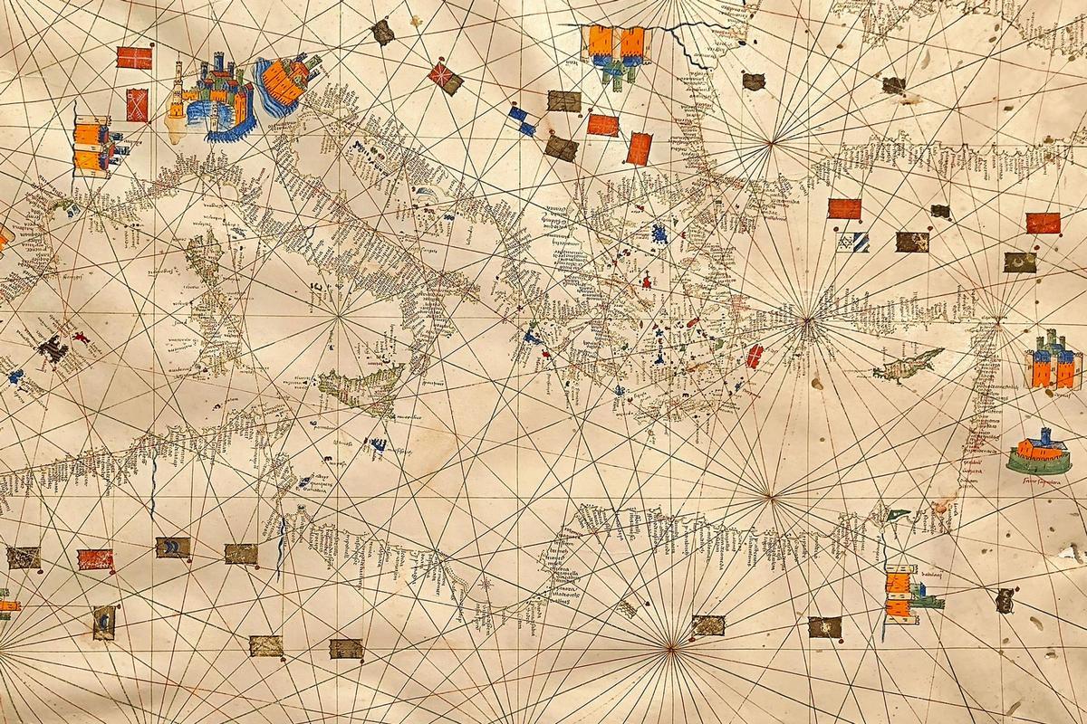 Un mapa excepcional del siglo XV del mallorquín Pere Rosell sale a la venta en Sotheby's