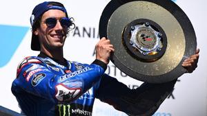 El piloto español Alex Rins, ganador en Moto GP.