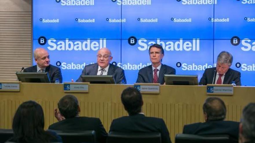 El Sabadell eleva tres décimas el beneficio y llega a 710 millones