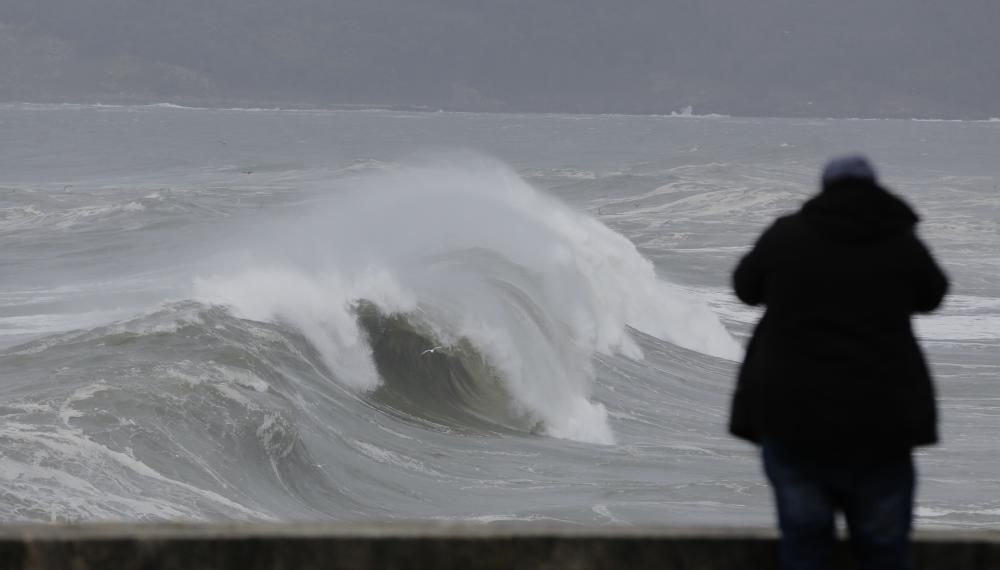 El temporal en Galicia en imágenes