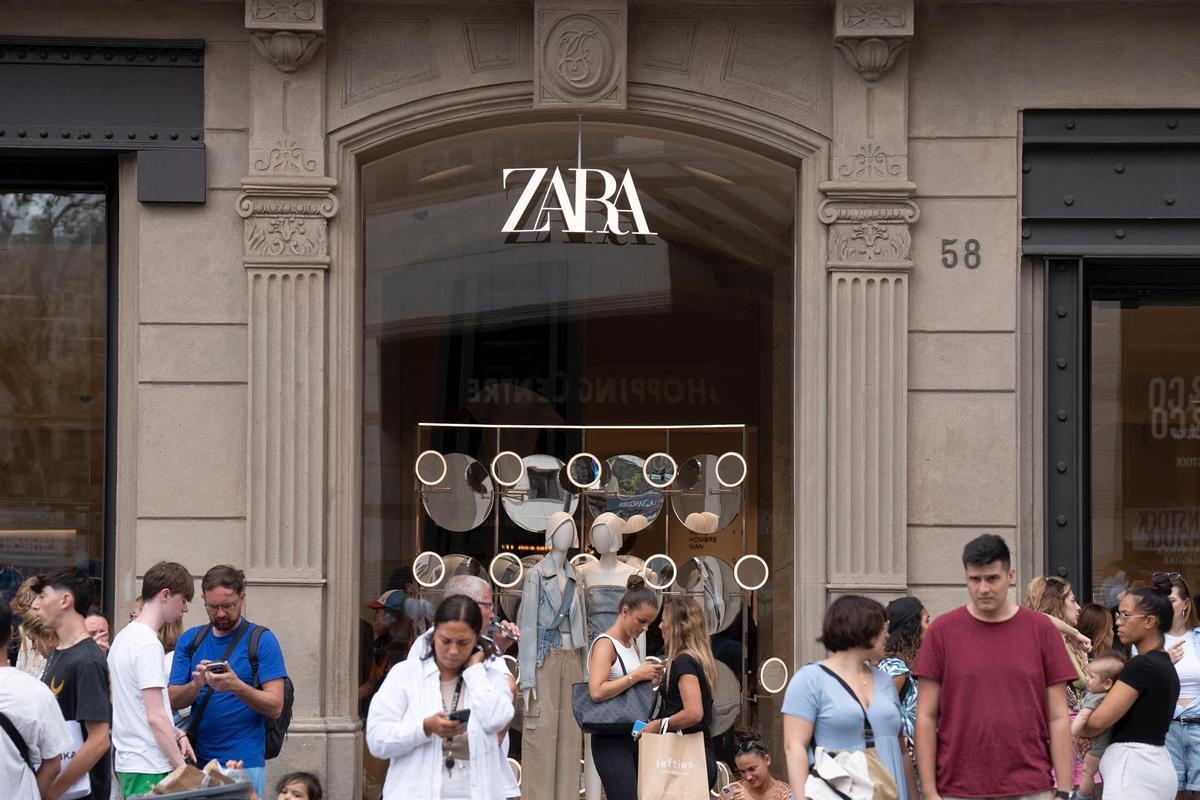 Una tienda de Zara en Barcelona.