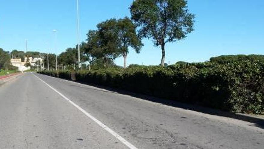 El tram de la ronda de l&#039;Est afectat pel projecte d&#039;asfaltatge.