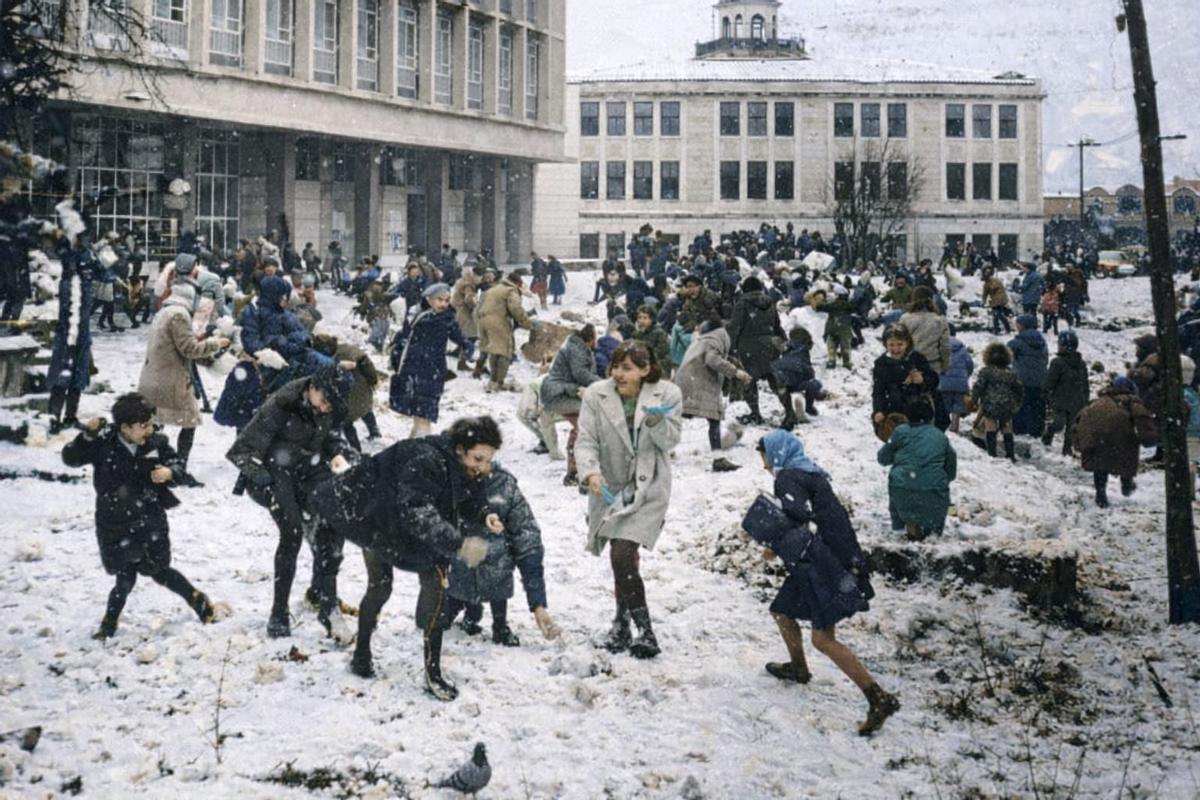 Revivimos en color la gran nevada de 1987 en Vigo