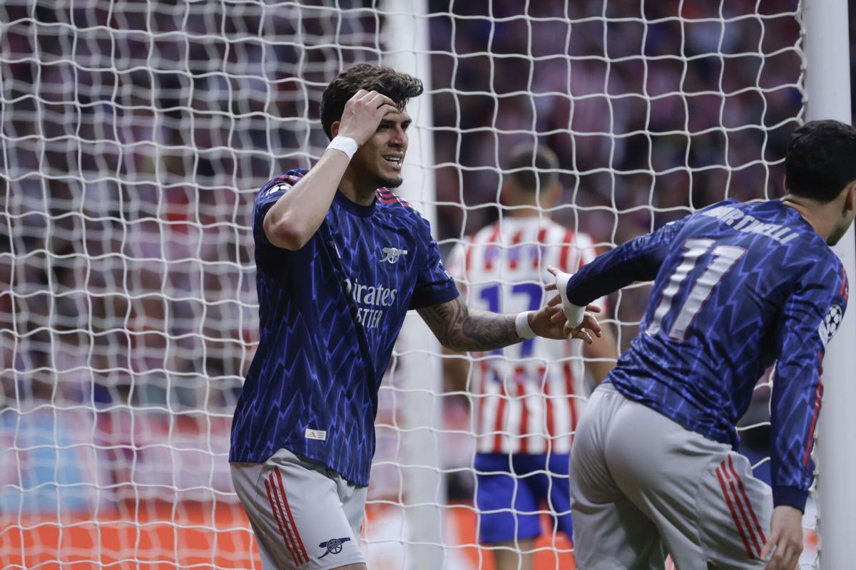 Champions League: Atlético de Madrid - Arsenal, en imágenes.