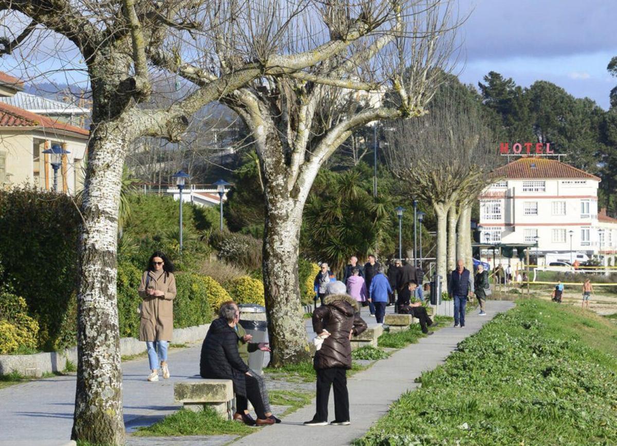 Zona del paseo de Rodeira donde se va a actuar. | GONZALO NÚÑEZ