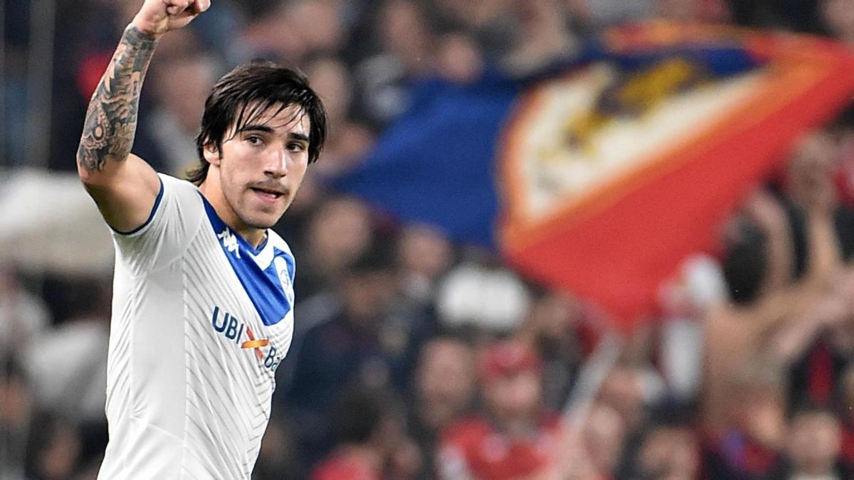 Sandro Tonali con la camiseta del Brescia efe