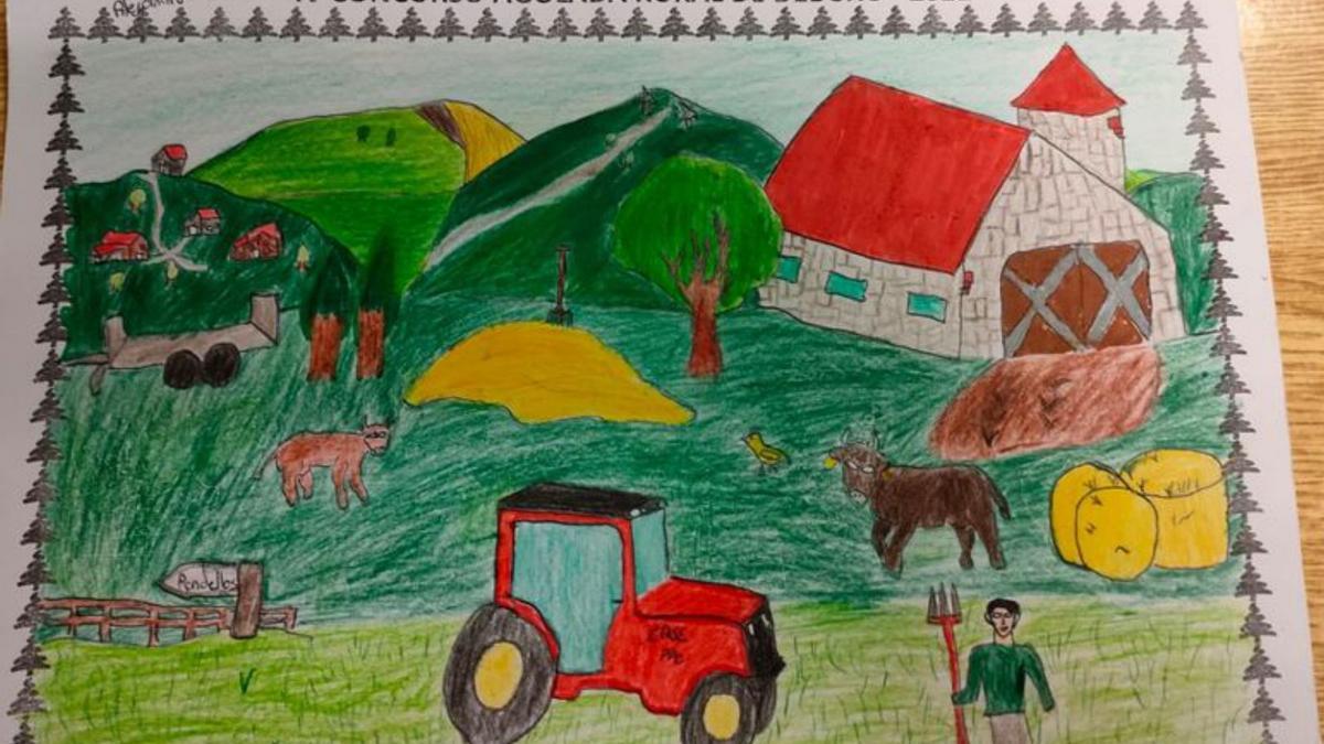 Agolada Rural difunde los ganadores de su concurso escolar de dibujo