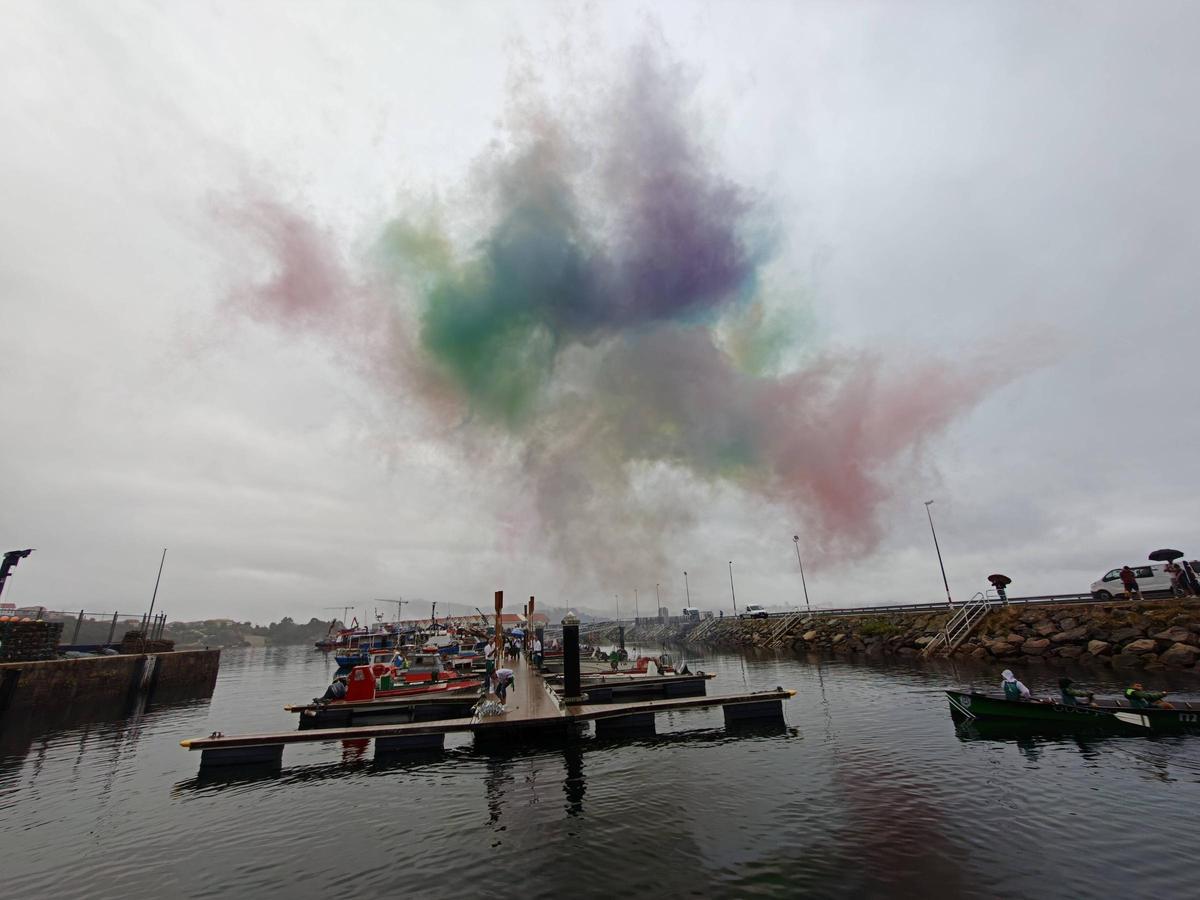 Humo de colores.