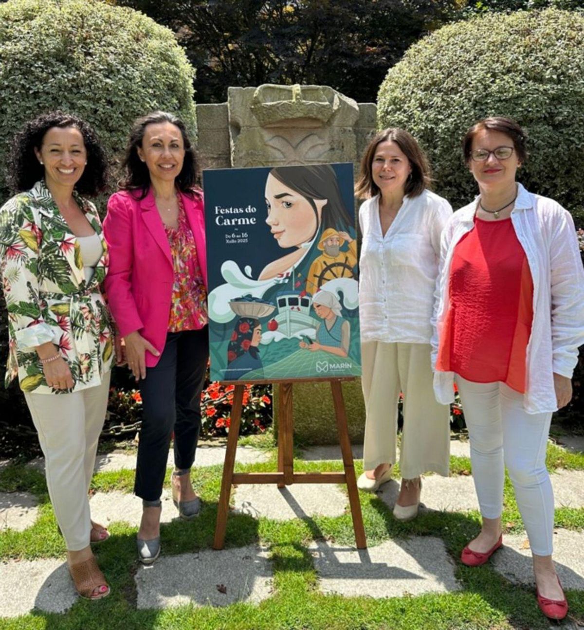 Presentación del programa, con el cartel de Tamara Baz. | FdV