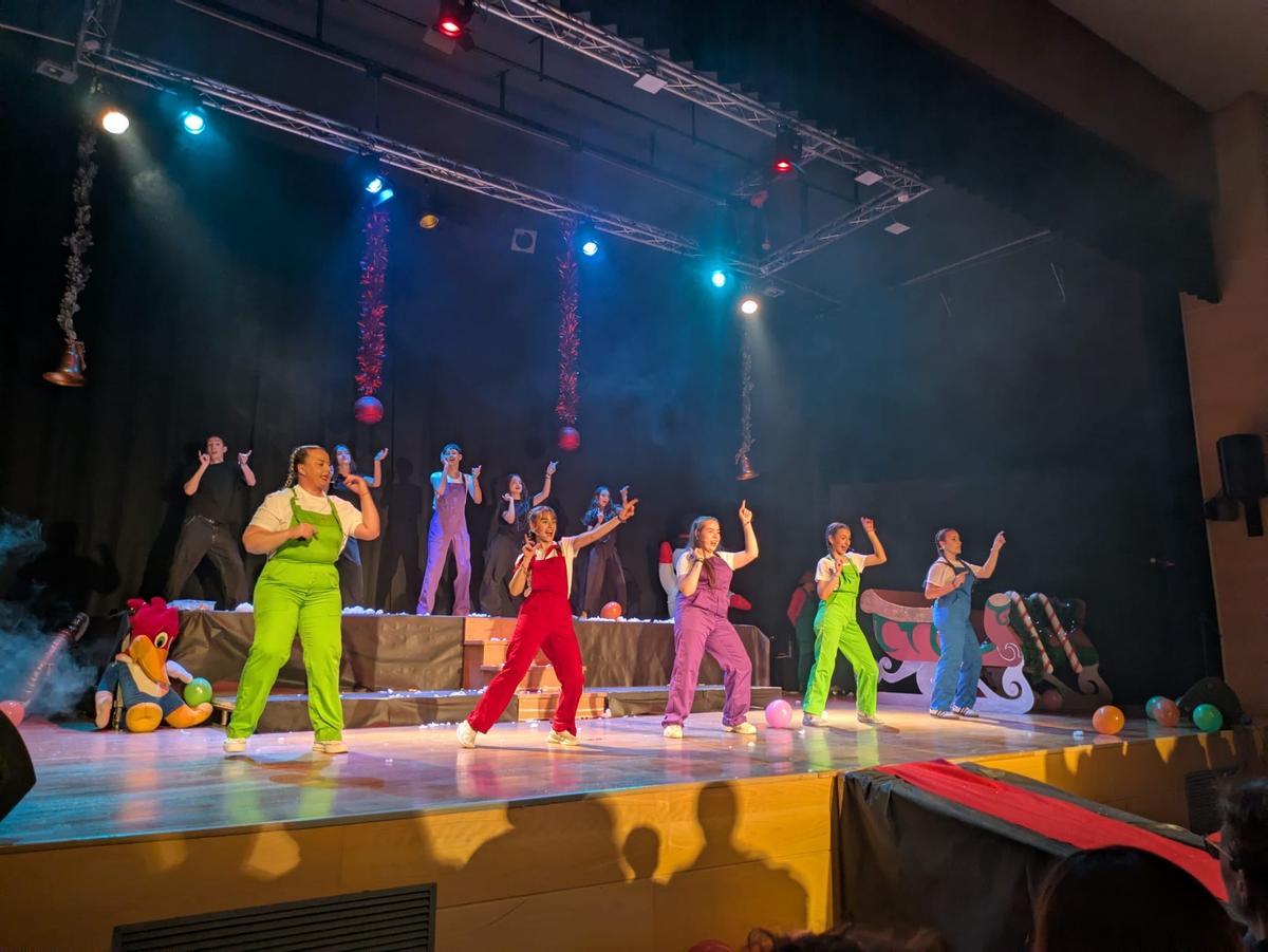 Durante la actuación.