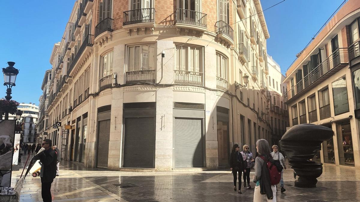 El edificio de la calle Larios cuyo local ocupará la cadena malagueña Primor.