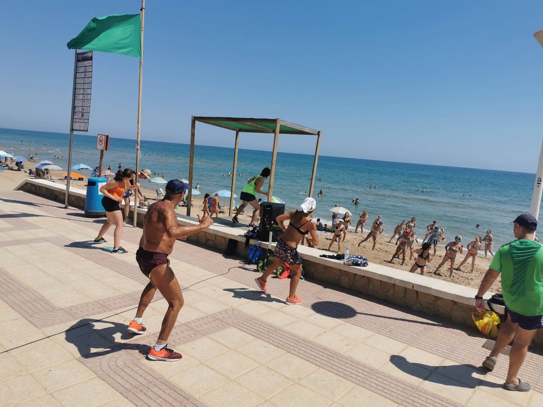Playa de Piles, este verano.