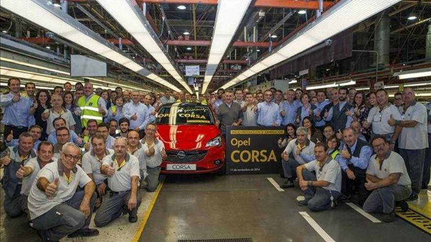 Una imagen de la planta de producción de Opel España.