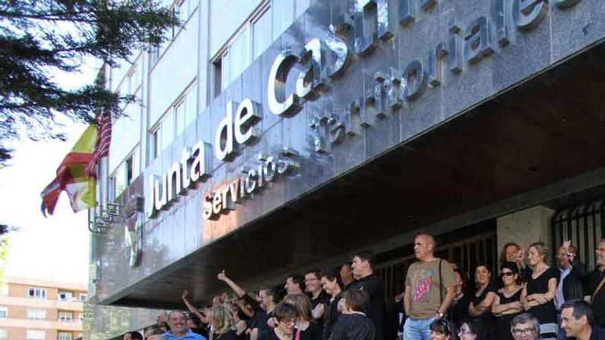 Manifestación contra los recortes.