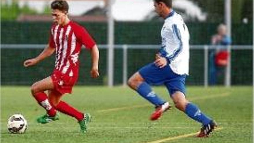 El Girona B, imatge d&#039;arxiu, va caure en el derbi davant La Jonquera.