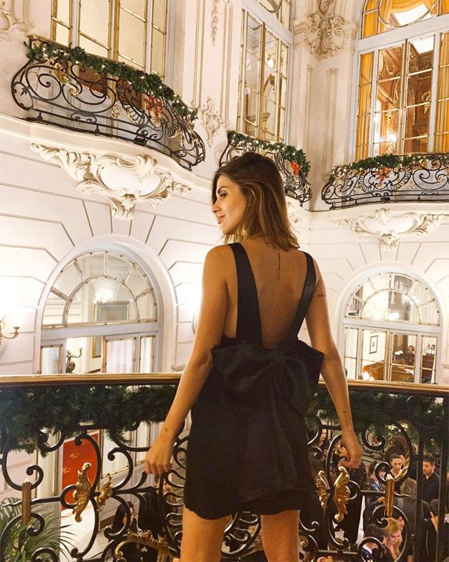 Buenas noticias! El vestido negro con lazo XL con el que Mery Turiel ha  paralizado Instagram es de Zara - Woman