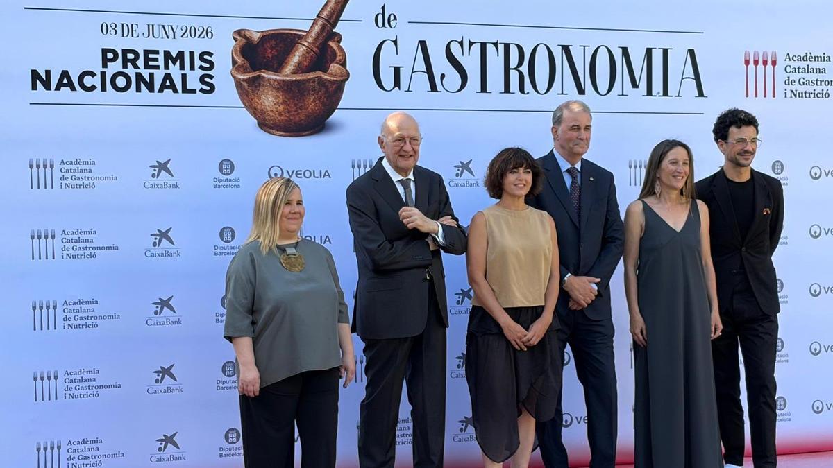 Els guardonats amb el Premi Nacional de Gastronomia 2026.