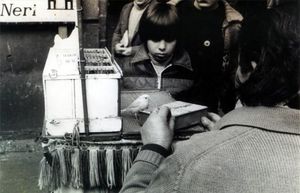Ocellet de la sort al Barri Gòtic el 1961.