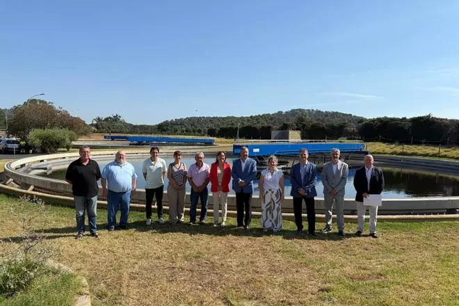Les imatges de la visita de la consellera Sílvia Paneque a la depuradora de Palamós