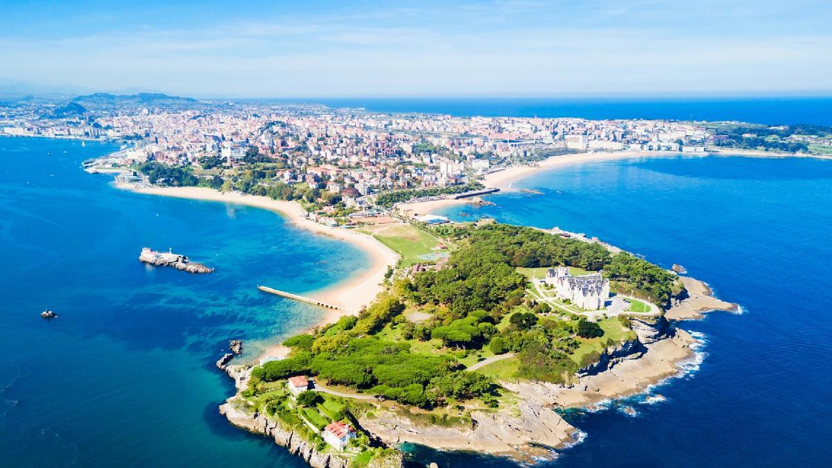 Panorámica de Santander.