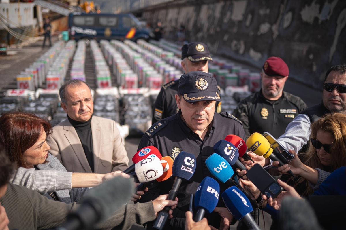 El mayor alijo de cocaína de Europa, en Tenerife