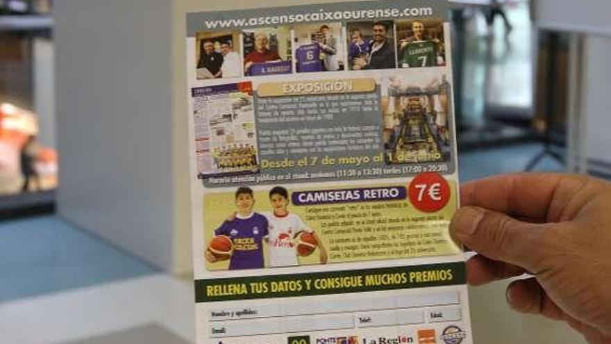 Cartel de la exposición del Club Ourense Baloncesto. // Iñaki Osorio