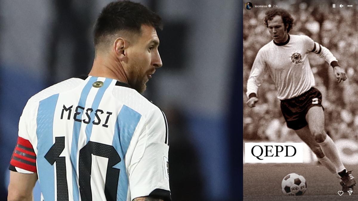 Messi publicó una 'story' en Instagram