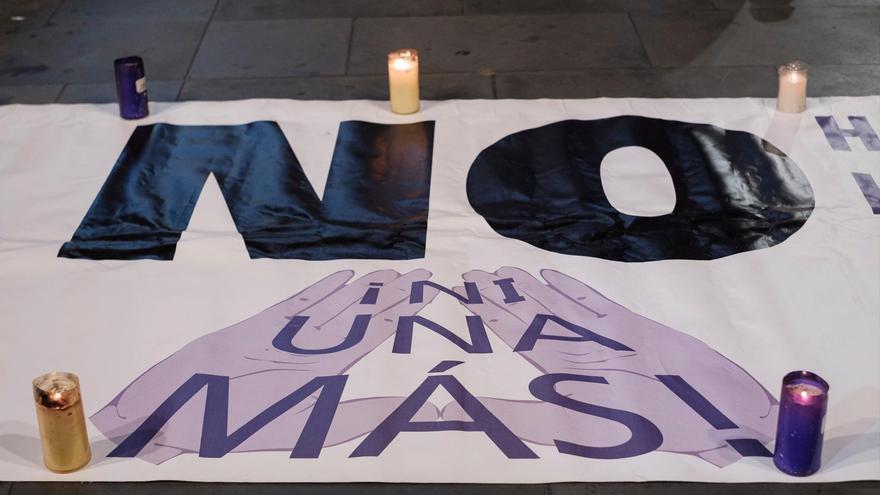 Imagen de archivo de una concentración contra la violencia machista en este 2023. EFE/Ángel Medina G.