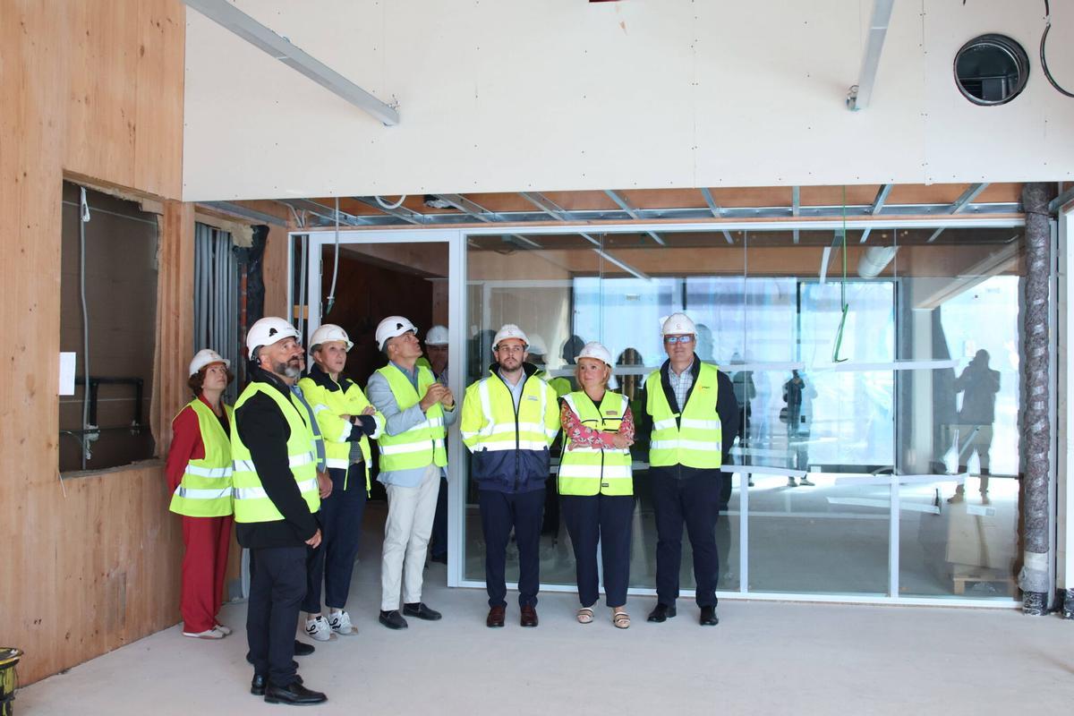 La vicepresidenta segunda, Isabel Blanco, visita las obras del Centro Cívico de Zamora