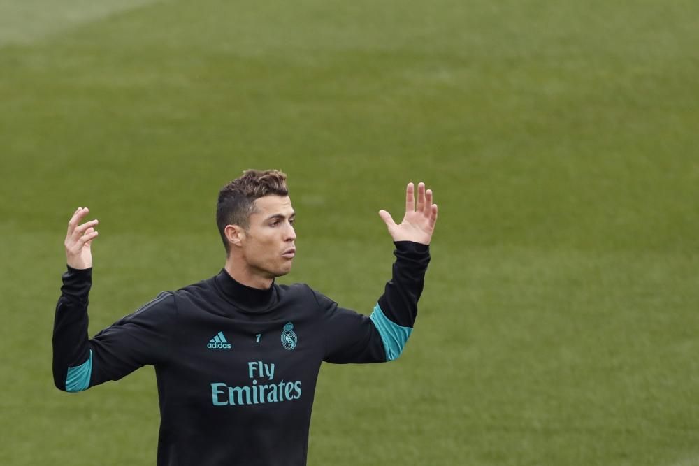 Fútbol.Entrenamiento del Real Madrid