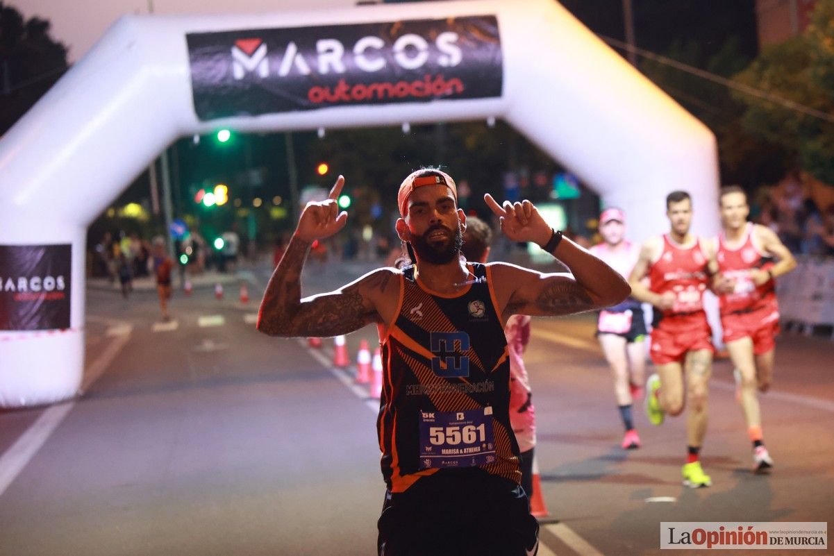 Las mejores imágenes de la carrera nocturna de Murcia