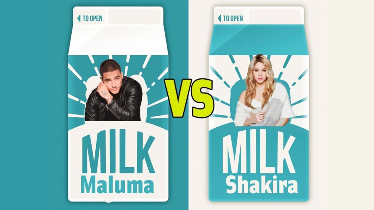Shakira, Maluma y el camión de leche