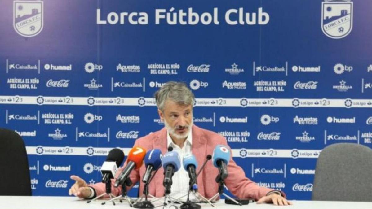 Roberto Torres, último presidente del Lorca FC.  | L.O.