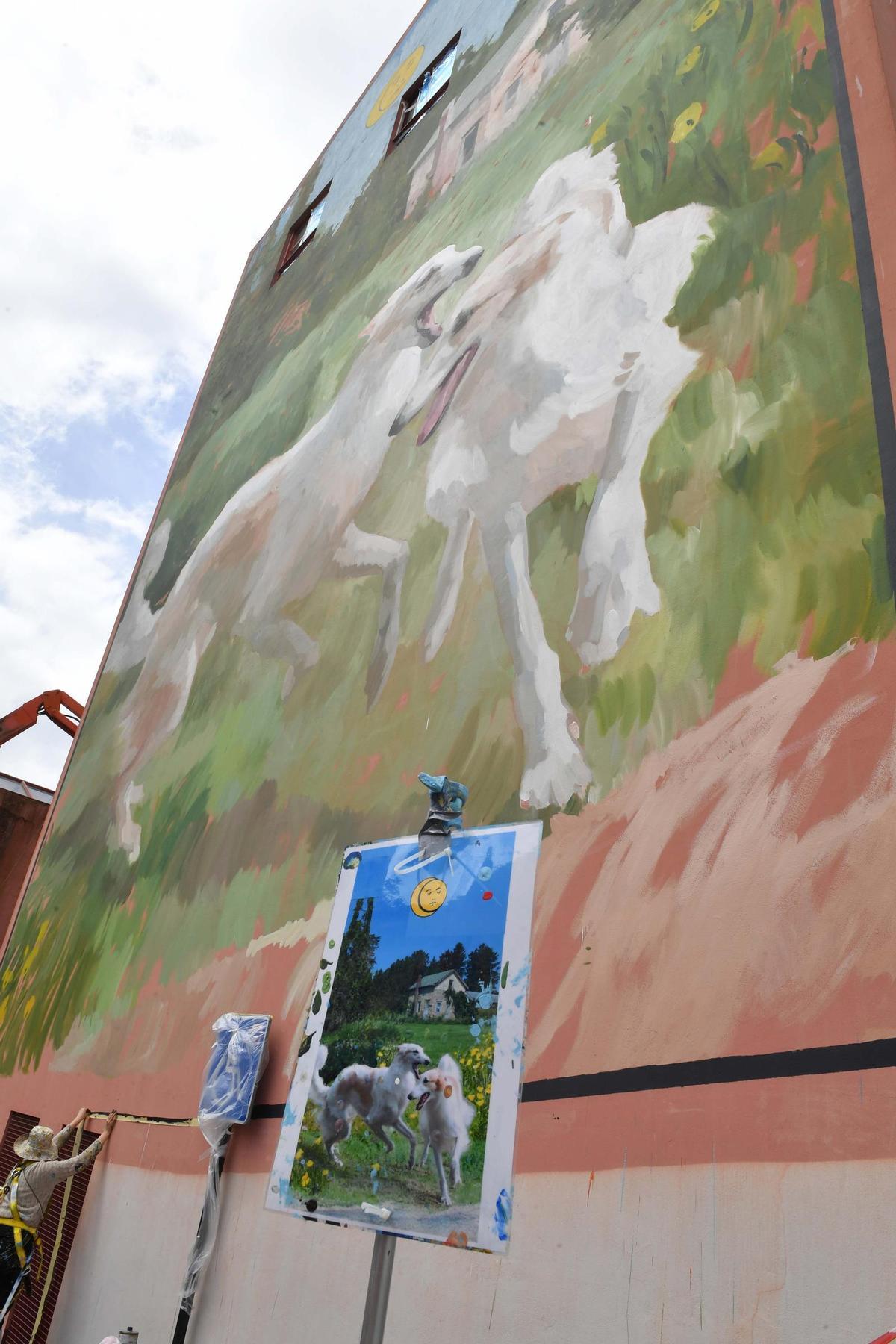 Los nuevos murales de Istmo en A Coruña Los nuevos murales de Istmo en A Coruña