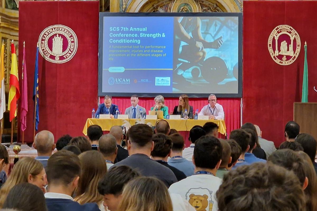 La UCAM acogió la 7ª Conferencia Anual de la Strength and Conditioning Society (SCS), que congregó en su Campus de Murcia a los mayores expertos en la materia.
