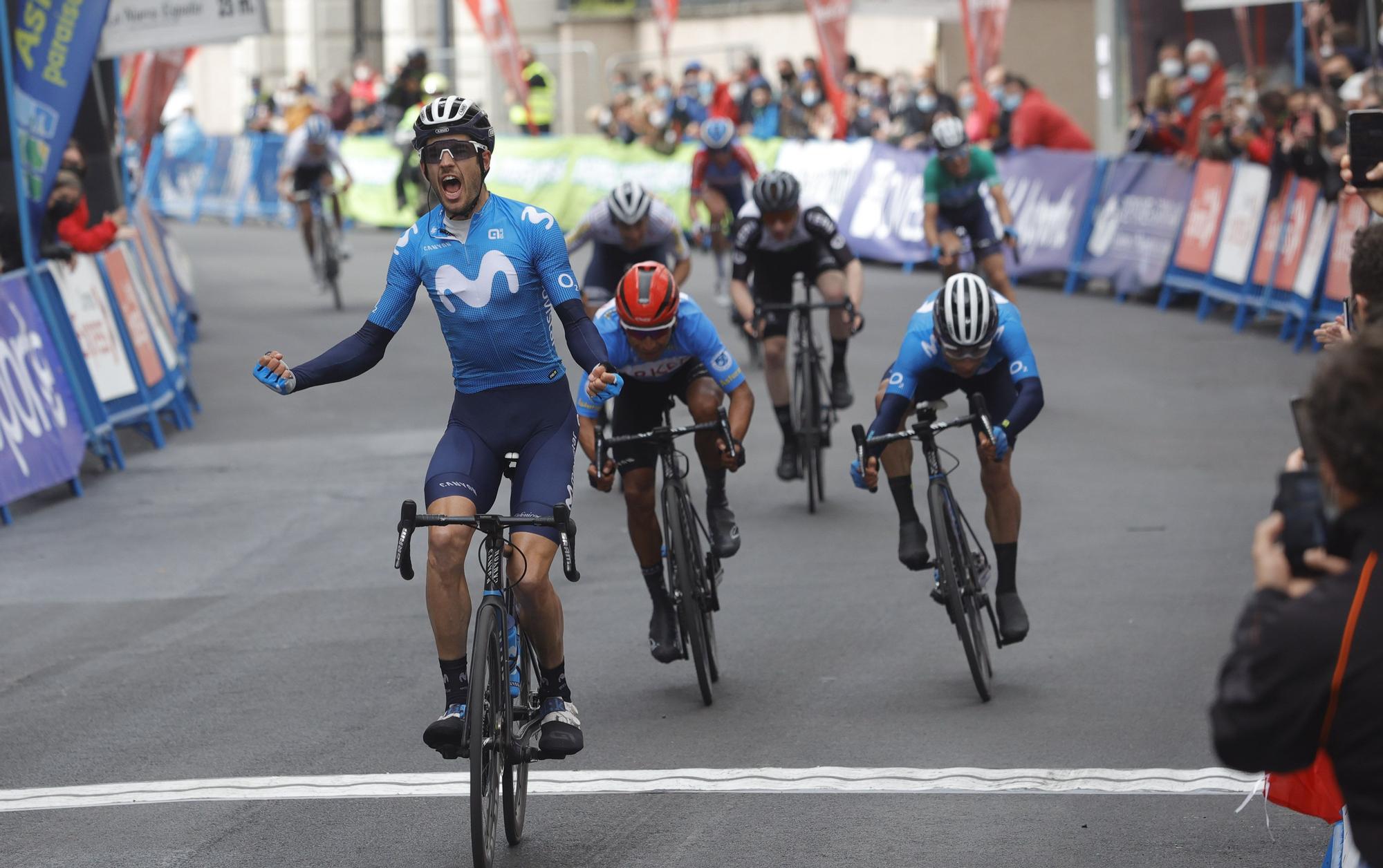 La segunda etapa de la Vuelta Ciclista a Asturias, en imágenes