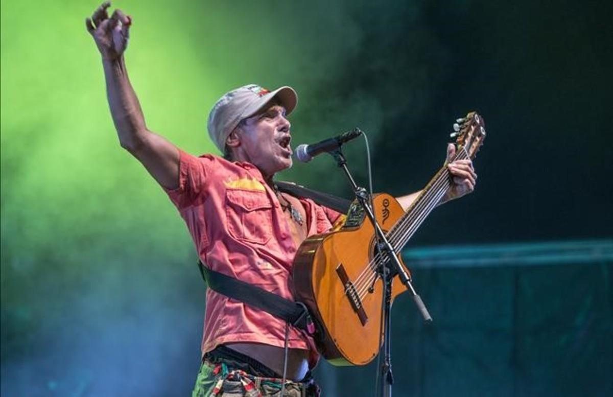 Concierto de Manu Chao en el Parc del Forum, el pasado diciembre.