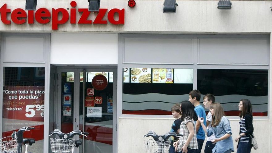 Un local de Telepizza.