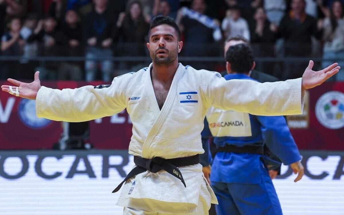 Sagi Muki, judoca de Israel que participará en los JJOO de París 2024 y que también fue sargento del Ejército de Israel.