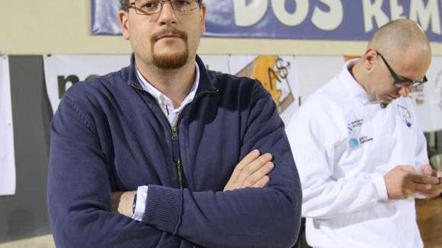 Gonzalo González, entrenador del Pabellón Ourense. // Iñaki Osorio