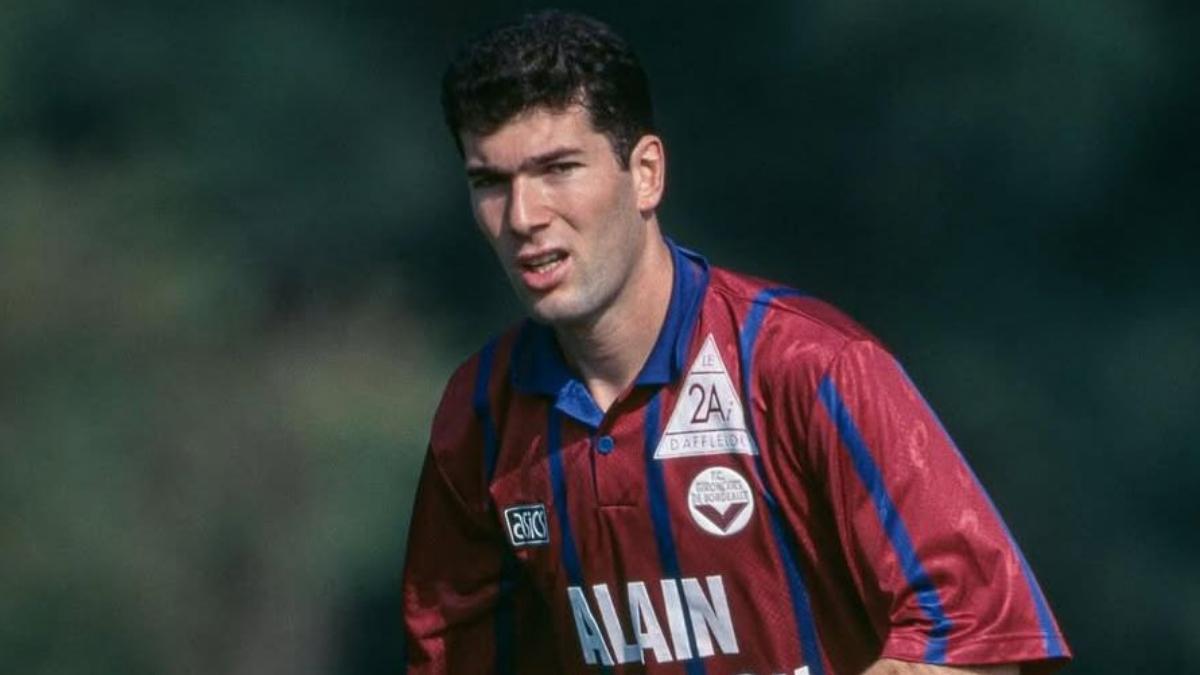 Zinedine Zidane estuvo en el Girondins antes de fichar por la Juventus