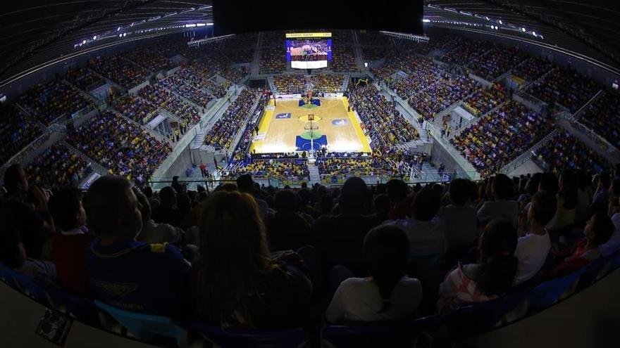 Una panorámica del Gran Canaria Arena en un partido anterior.